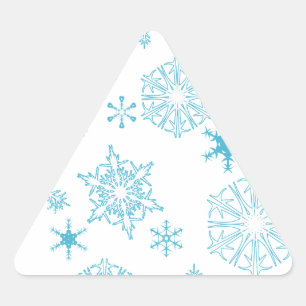 Sticker Triangulaire bleu