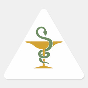 STICKER TRIANGULAIRE BOULE D'HYGÉIE