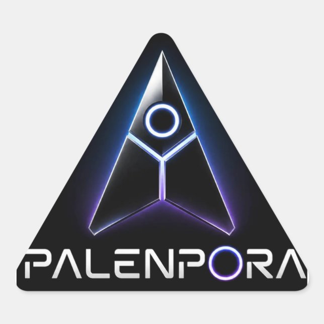Sticker Triangulaire Boutons Palenpora (Devant)