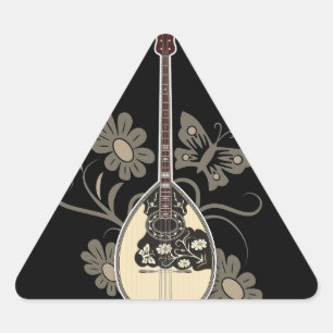 Sticker Triangulaire Bouzouki