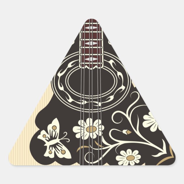 Sticker Triangulaire Bouzouki (Devant)
