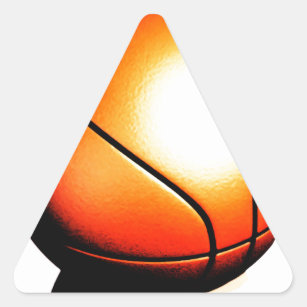 Sticker Triangulaire Bsketball