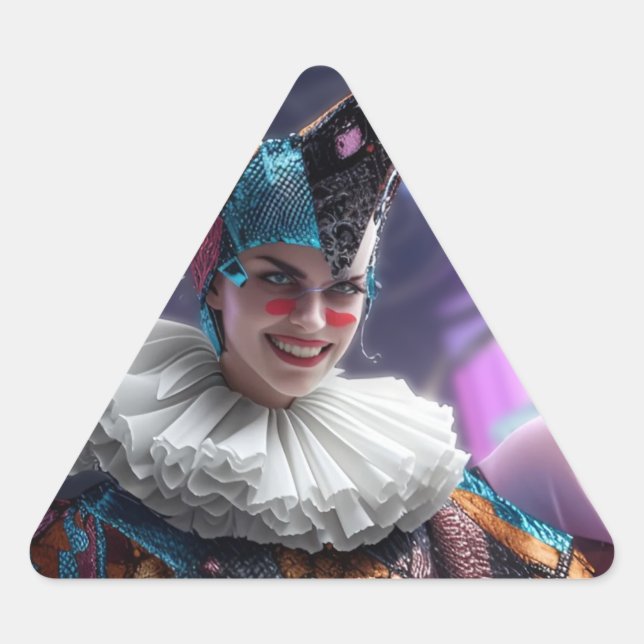 Sticker Triangulaire Calcomanía (Devant)