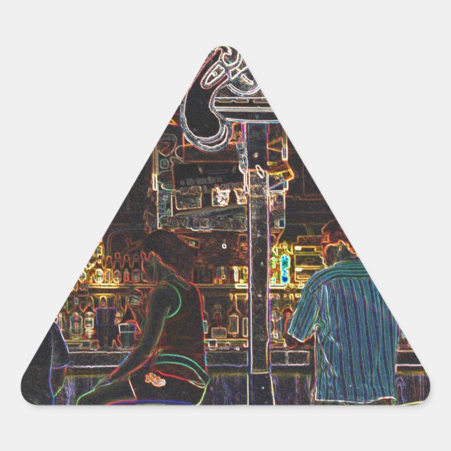Sticker Triangulaire Calico Jacks Grand Cayman Island (Devant)
