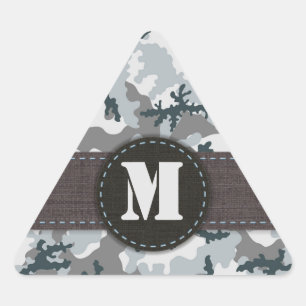 Sticker Triangulaire Camouflage urbain