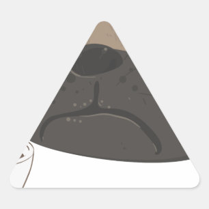 Sticker Triangulaire Carlin et café