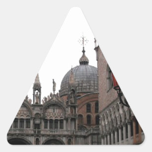 Sticker Triangulaire Carré et Basilique Saint-Marc