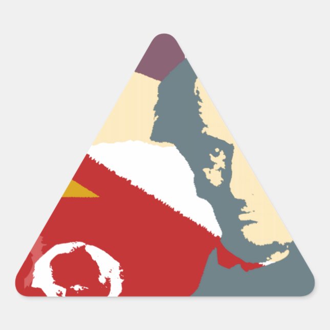 Sticker Triangulaire Charles BAUDELAIRE (Devant)