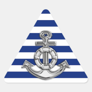 Sticker Triangulaire Chasseur de sauvetage Chrome Style sur les bandes 