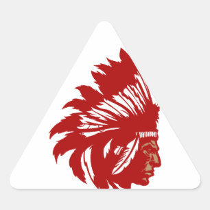 Sticker Triangulaire Chef indien
