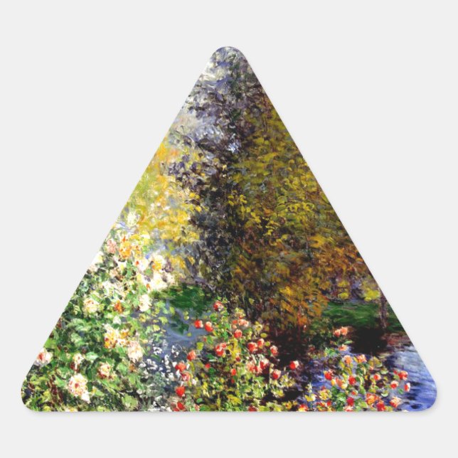 Sticker Triangulaire Claude Monet A (Devant)
