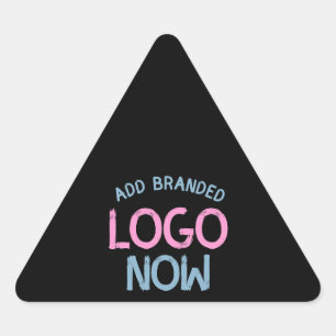 STICKER TRIANGULAIRE CLIENT SIMPLE CONTEMPORAIN PROPRE NOIR MODE