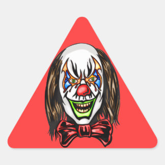 Sticker Triangulaire Clown malin insensible