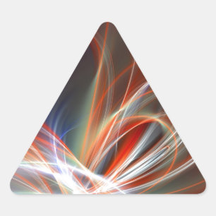 Sticker Triangulaire coeur en feu
