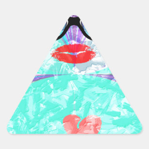 Sticker Triangulaire Coeur parfait