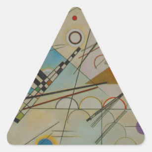 Sticker Triangulaire Composition Kandinsky VIII