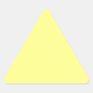 Sticker Triangulaire Concepteur Customisé couleur jaune