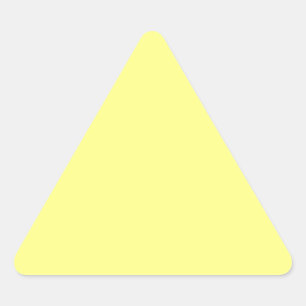 Sticker Triangulaire Concepteur customisé par couleur jaune