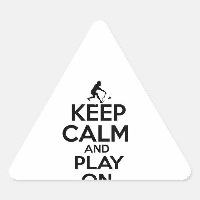 Sticker Triangulaire Conception vectorielle sportive cool (Devant)