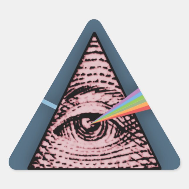 Sticker Triangulaire Conjunctivitis Illuminatis (Devant)