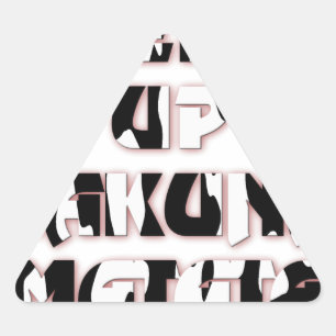Sticker Triangulaire Conserver / Hakuna Matata