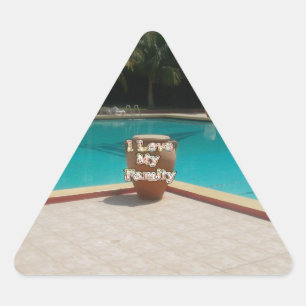 Sticker Triangulaire Cool Hakuna Matata Pool Side I love My Family.jpg