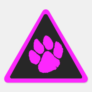 Sticker Triangulaire Corey Tiger 80s Triangle Griffe de Tigre