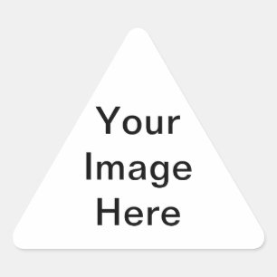 Sticker Triangulaire Créez vos propres cadeaux personnalisés originaux