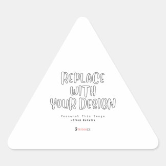 Sticker Triangulaire Créez votre propre 1,5 pouces