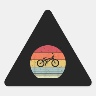 Sticker Triangulaire Cycling style Bmx