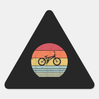 Sticker Triangulaire Cycling style Bmx