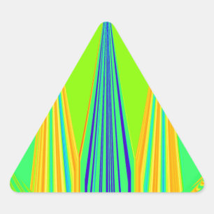 Sticker Triangulaire Design géométrique Edgy