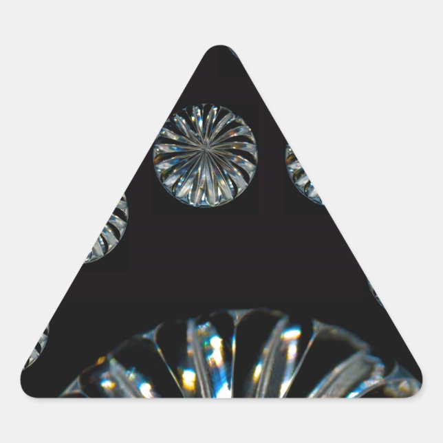 Sticker Triangulaire Design irlandais - La collection Crystal (Devant)