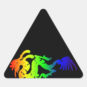 Sticker Triangulaire Dragon