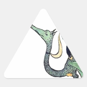 Sticker Triangulaire Dragon 3 Gras Babes