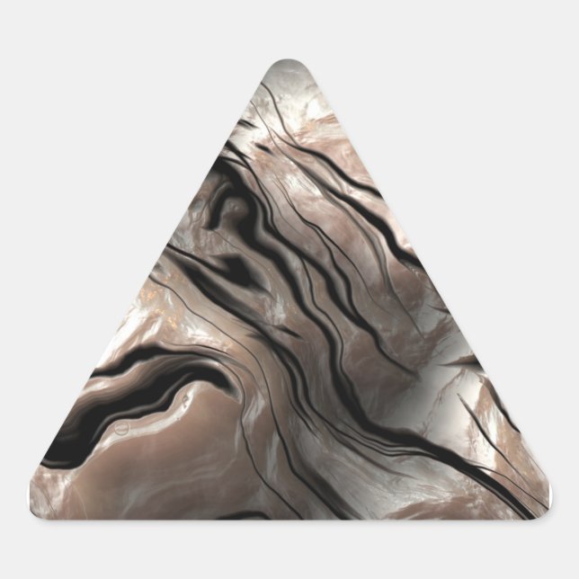 Sticker Triangulaire Effet d'opalescence mère de perle (Devant)