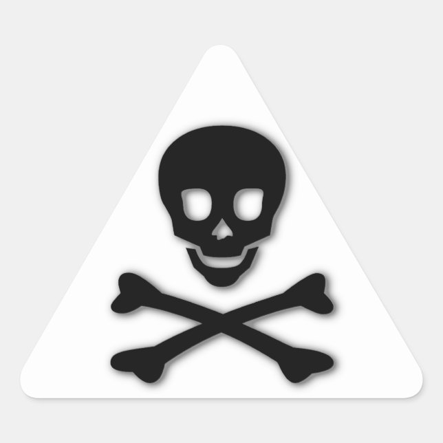 Sticker Triangulaire effrayant (Devant)