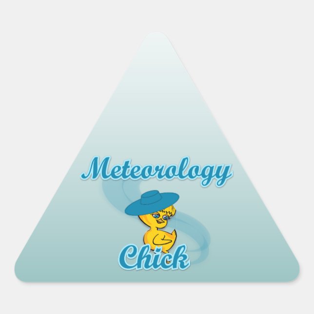 Sticker Triangulaire Élément météorologique #3 (Devant)