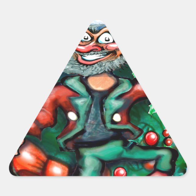 Sticker Triangulaire Elf Wreath (Devant)