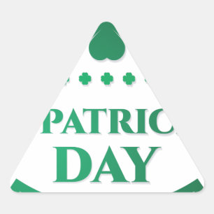 Sticker Triangulaire embrasse-moi je suis irish