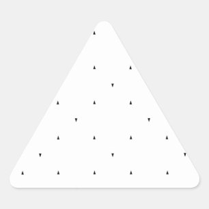 Sticker Triangulaire Ensemble de dossiers à motif triangulaire minimali