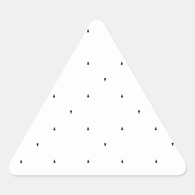 Sticker Triangulaire Ensemble de dossiers à motif triangulaire minimali (Devant)