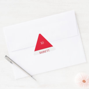Sticker Triangulaire Enveloppe de scellement de chapeau d'elfe