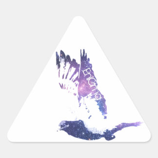 Sticker Triangulaire Exécuter les rues