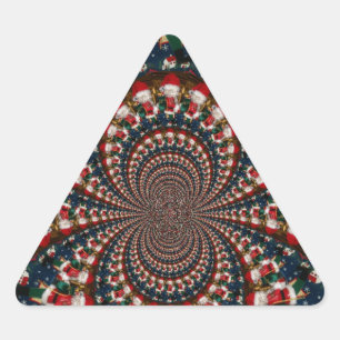 Sticker Triangulaire Fils de vacances : Ensemble de papeterie d'art de 