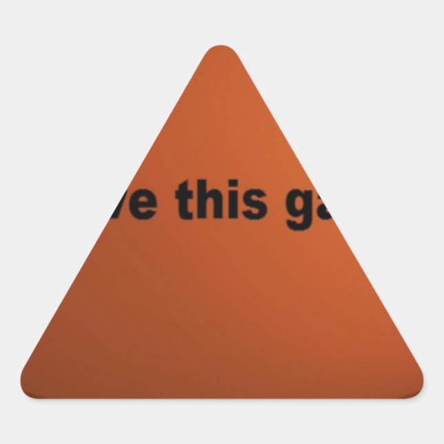 Sticker Triangulaire football américain (Devant)