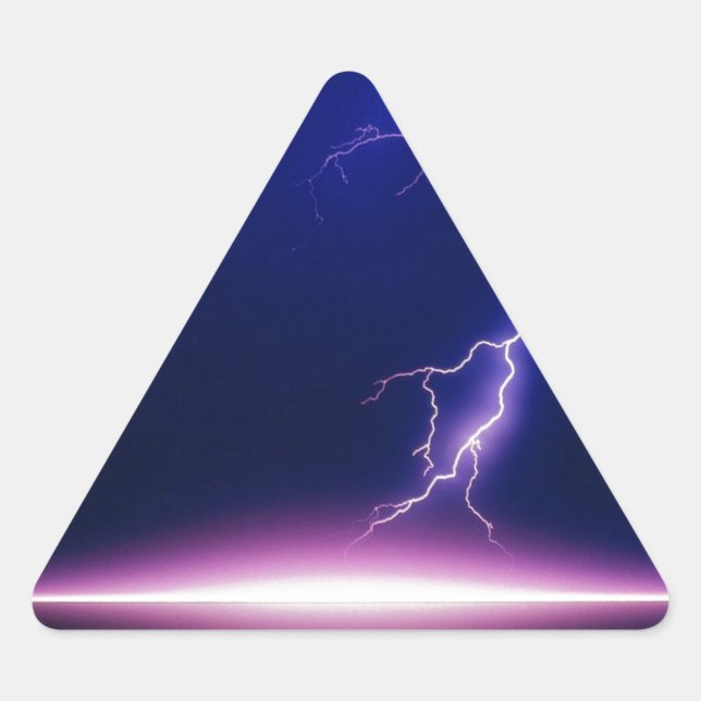 Sticker Triangulaire Foudre (Devant)