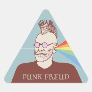 Sticker Triangulaire Freud punk
