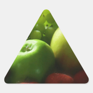 Sticker Triangulaire Fruit et vie morte