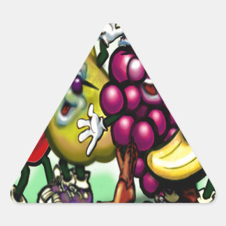 Sticker Triangulaire Fruit Noël